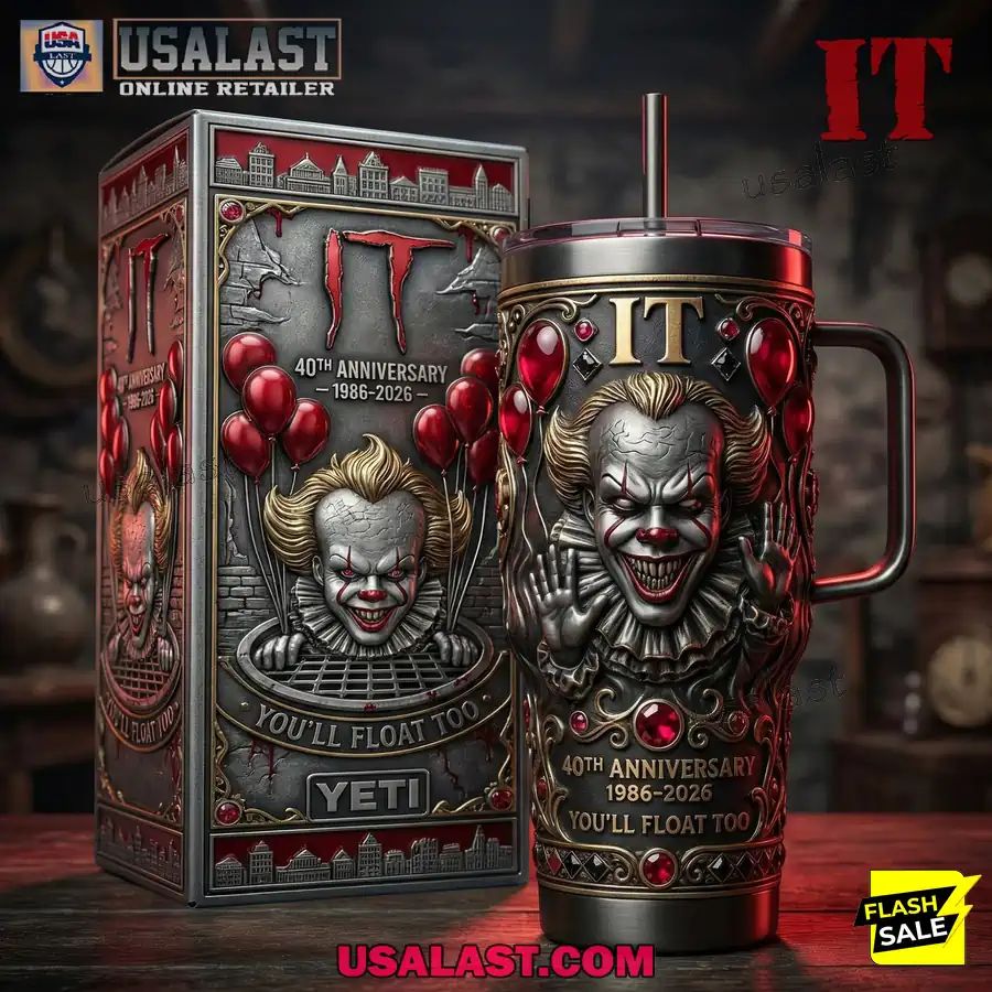 IT Pennywise 40th Anniversary 1986-2026 Tumbler Cup