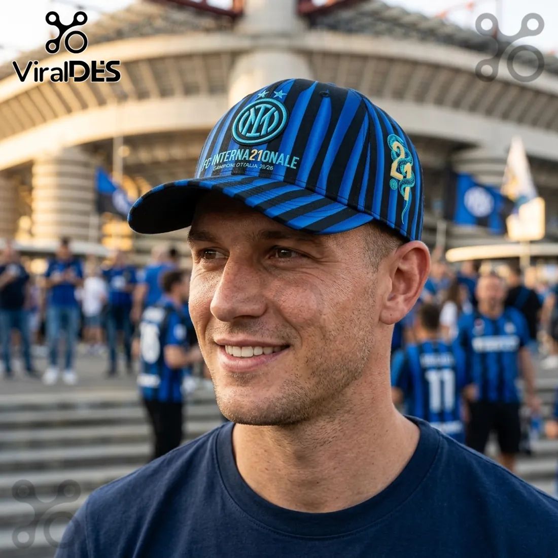 Inter Milan 25/26 Scudetto Champions Baseball Cap