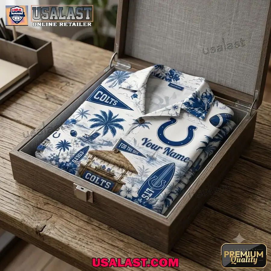 Indianapolis Colts Summer Vibes Custom Hawaiian Shirt