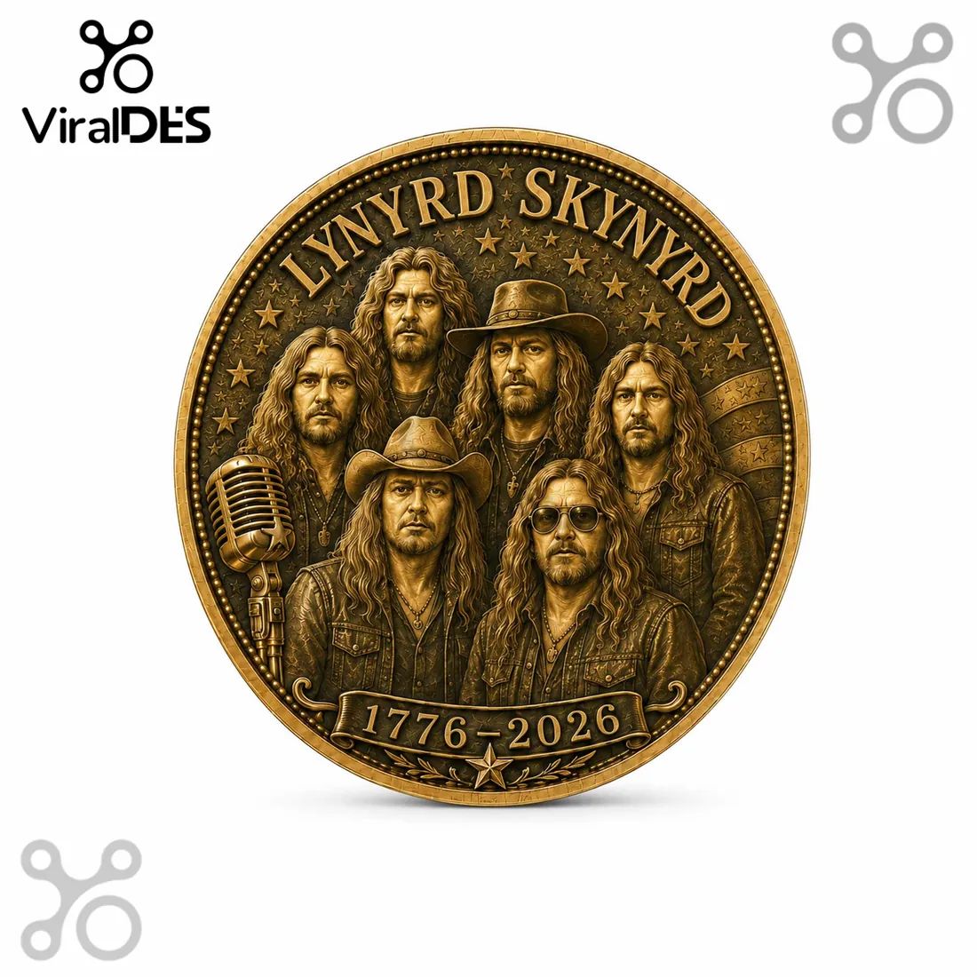 Lynyrd Skynyrd America 250th Anniversary Commemorative Coin
