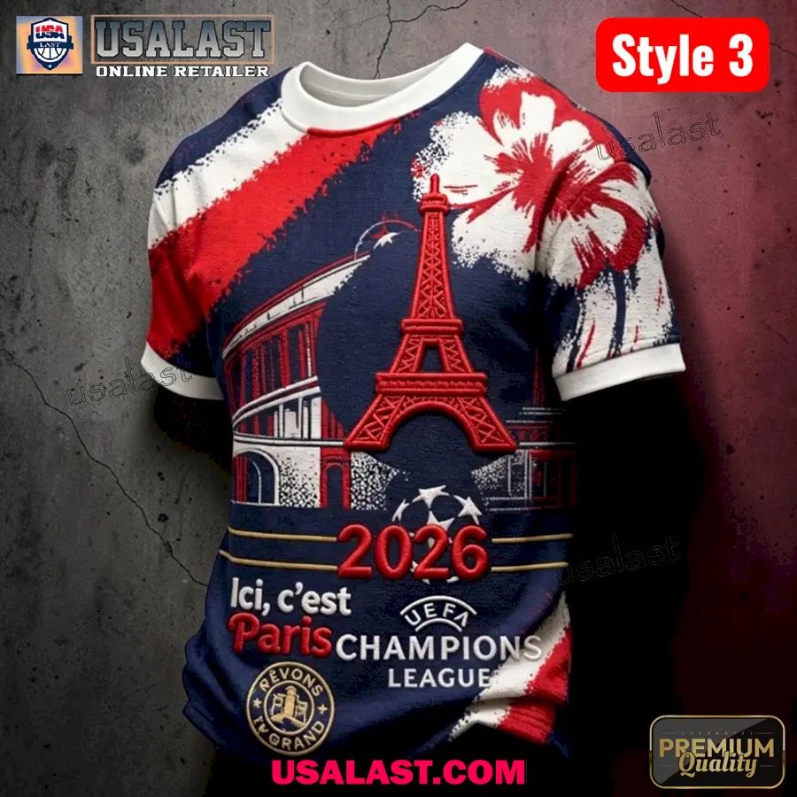Paris Saint-Germain UEFA Champions League 2026 T-Shirt