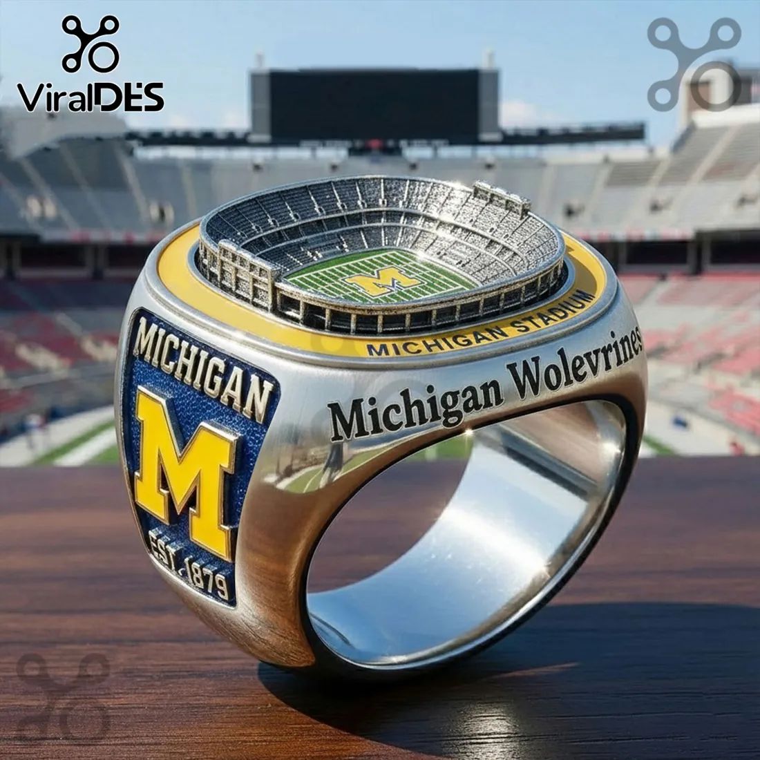 Michigan Wolverines Michigan Stadium Championship Ring