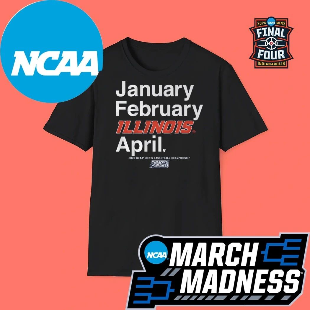 Illinois Fighting Illini MBB 2026 March Madness Month Logo Shirt
