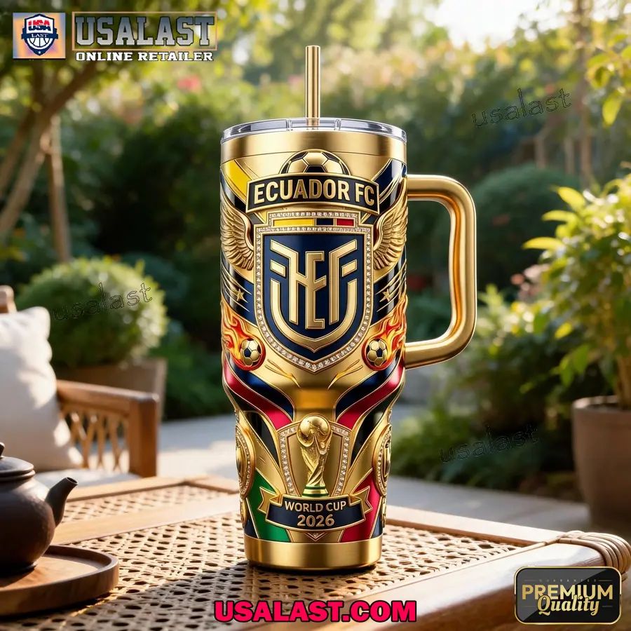 Ecuador World Cup 2026 Tumbler With Handle