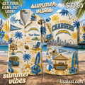 Los Angeles Chargers Summer Vibes Custom Hawaiian Shirt