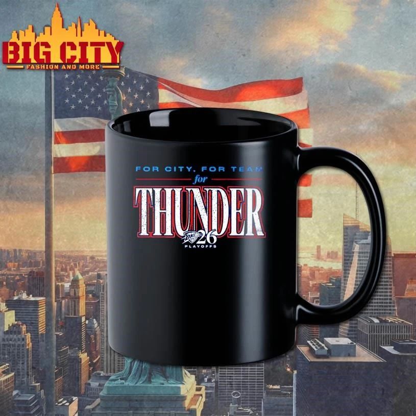 Oklahoma City And Thunder For City For Team Playoff shirt