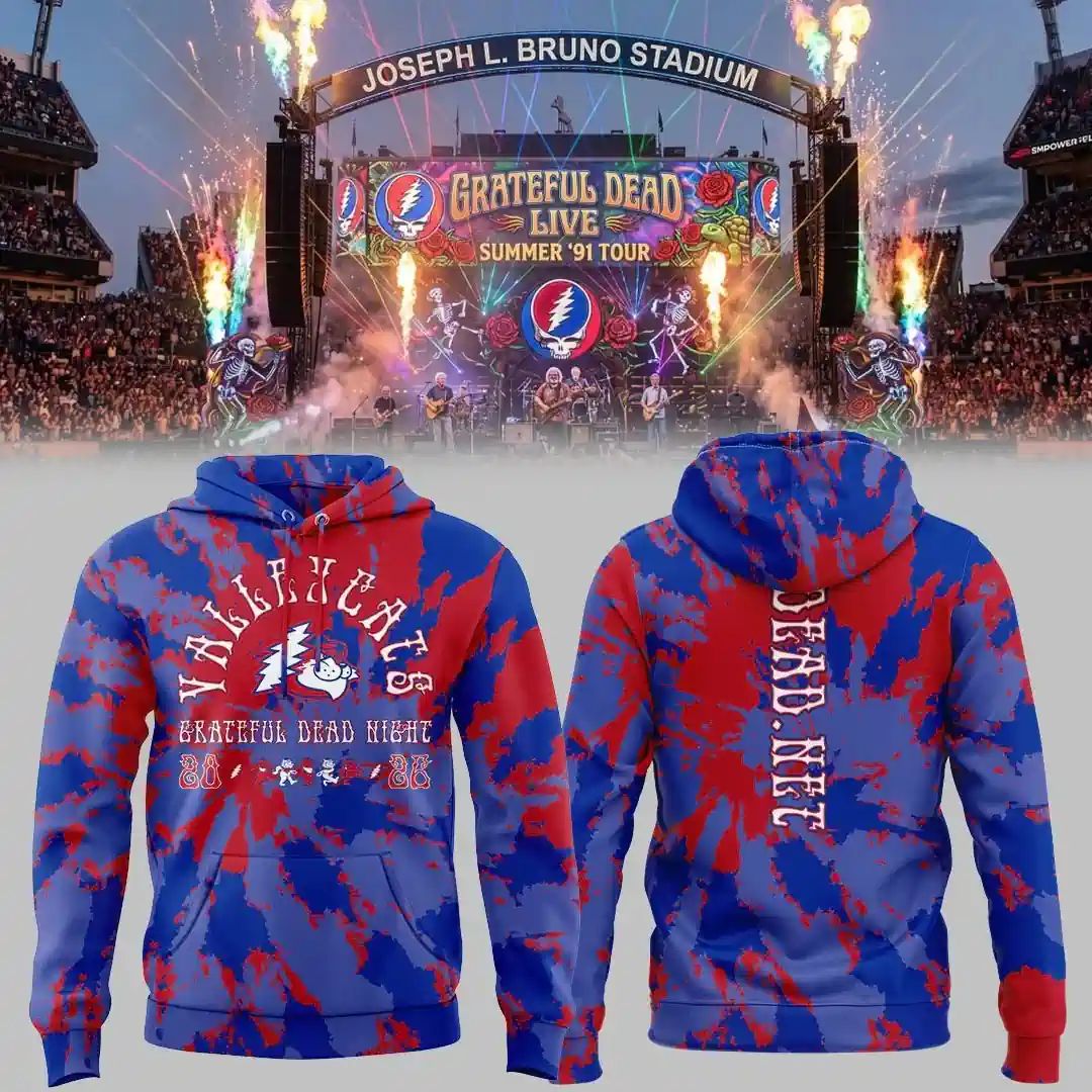 Tri-City ValleyCats x Grateful Dead Night 2026 Tie-Dye Hoodie