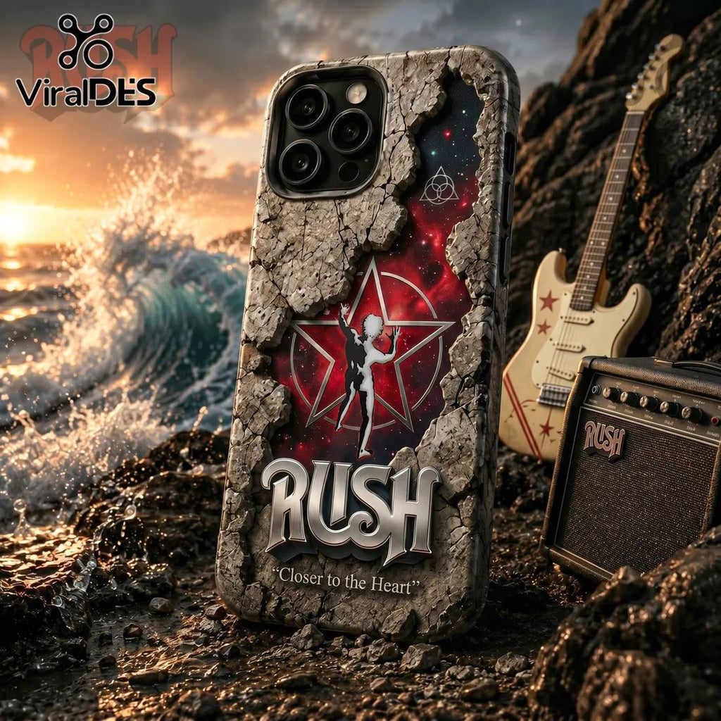 Rush Starman Closer to the Heart Stone Texture Phone Case