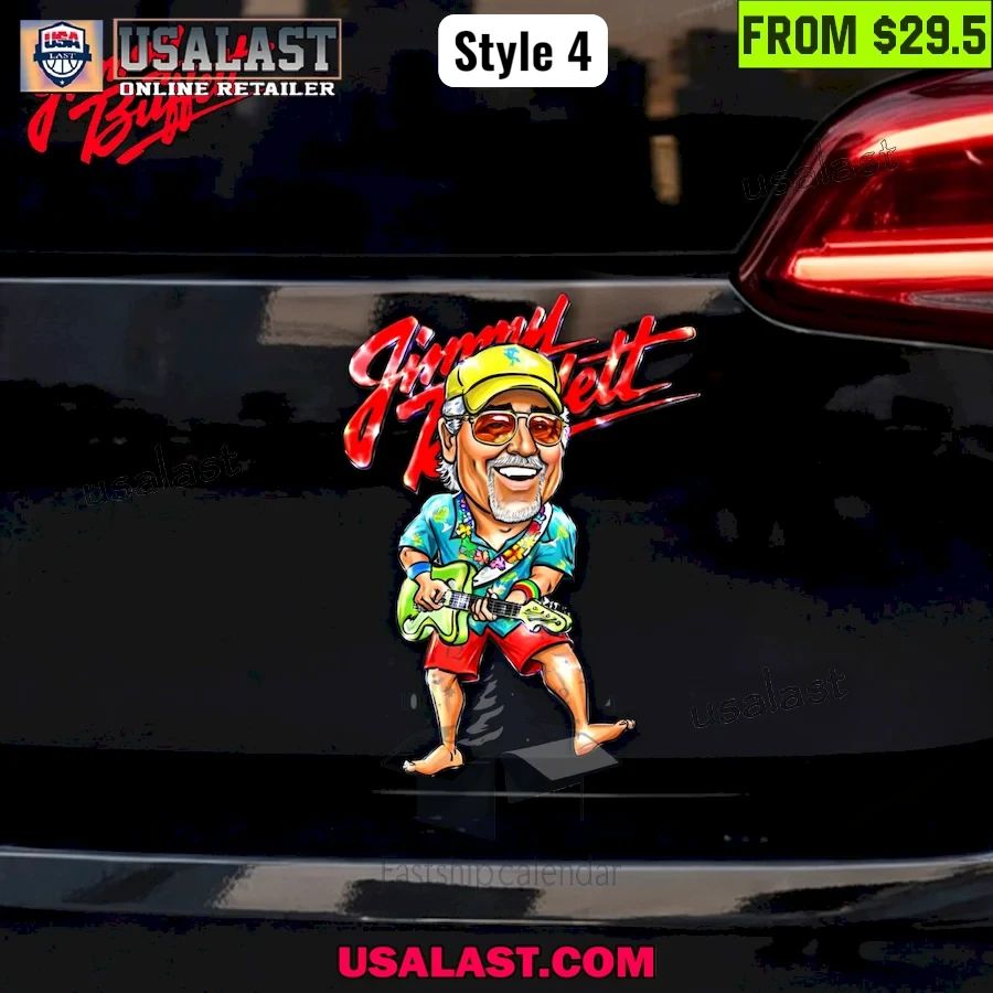 Jimmy Buffett Margarilaville 3D Car Name Badge