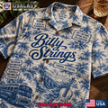 Billy Strings Tropical Blue Hawaiian Shirt