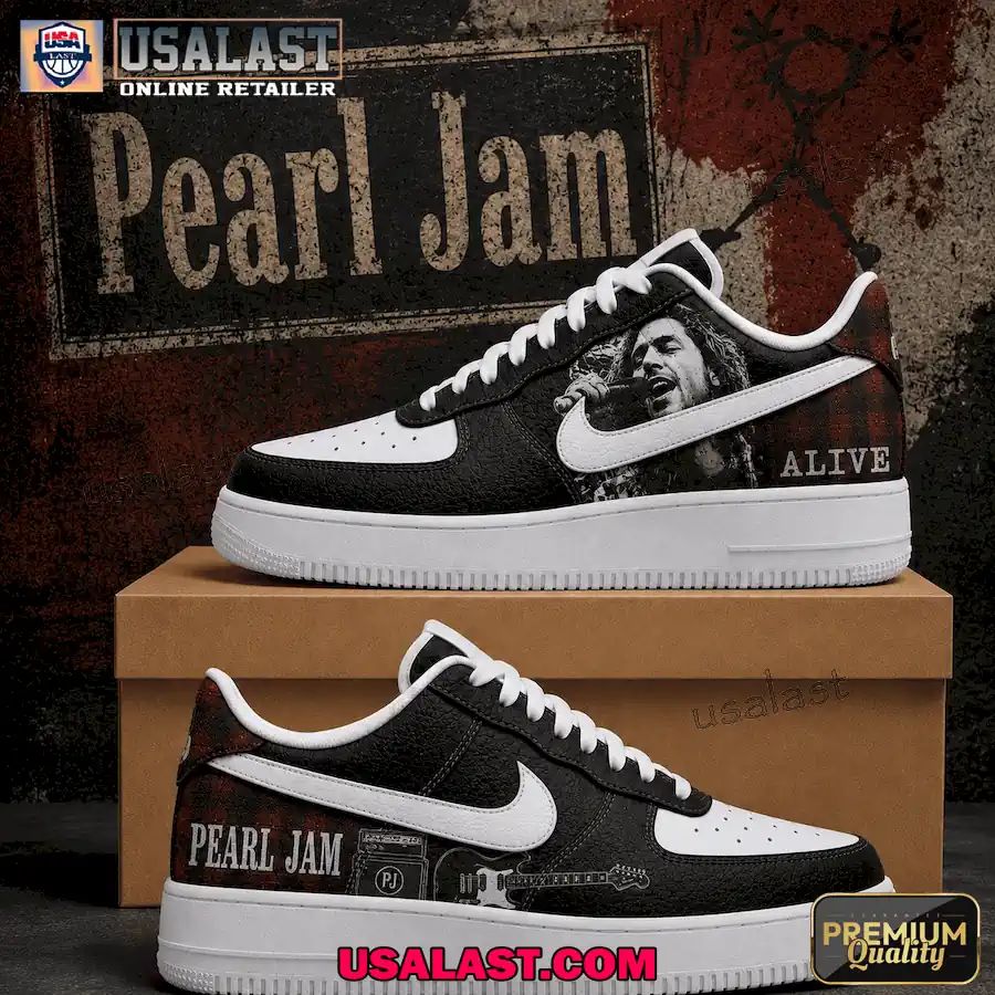 Pearl Jam Alive Air Force 1 Shoes