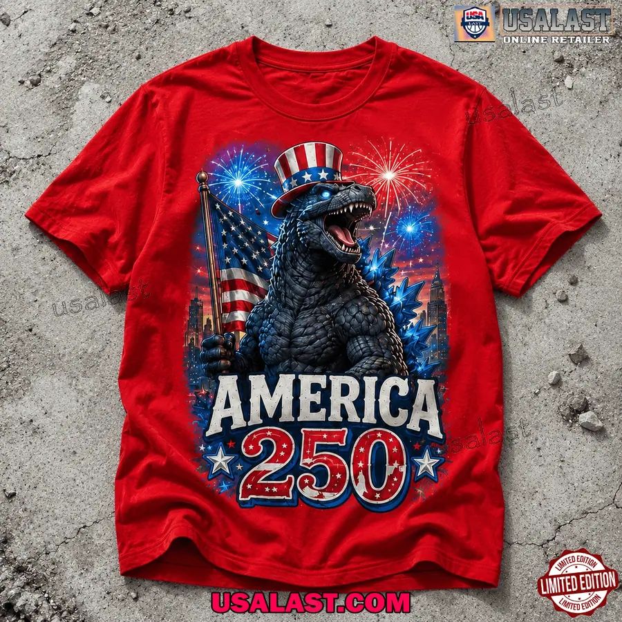 Godzilla 250th Anniversary T-Shirt 1776-2026