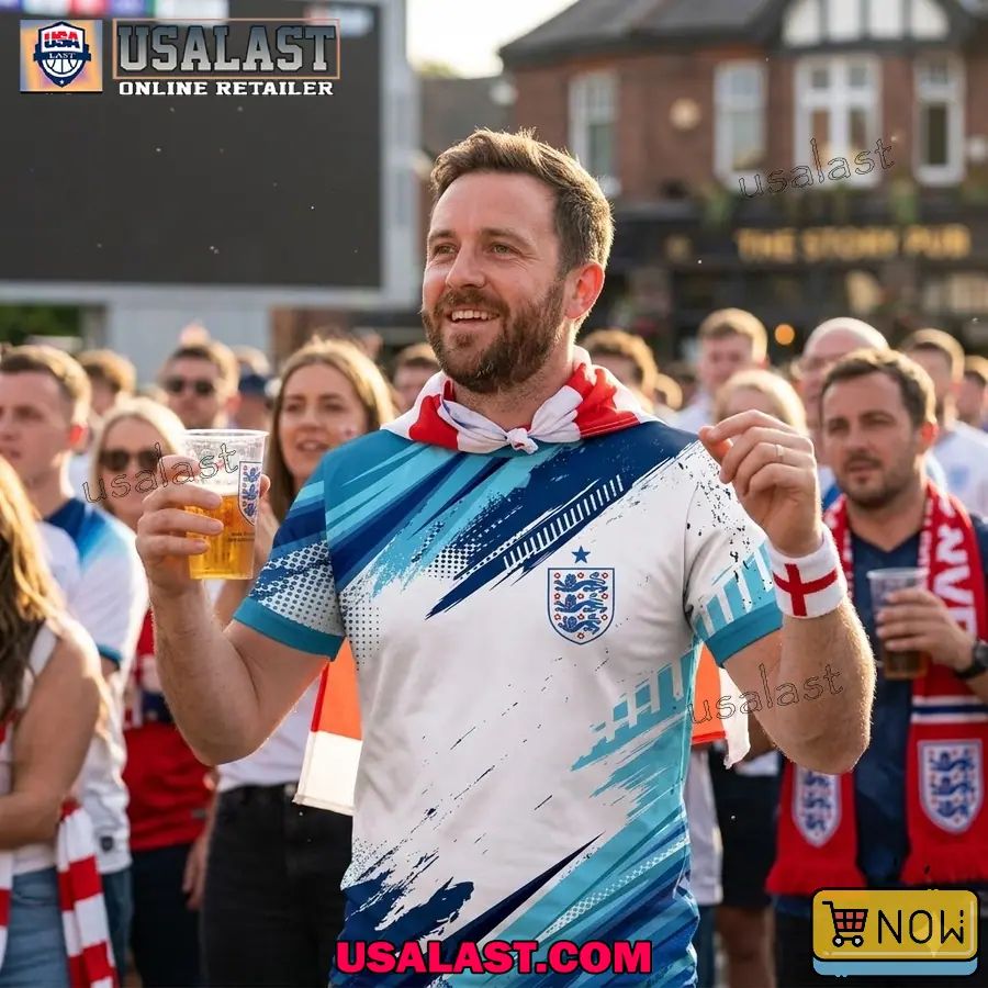 UK England Football World Cup Short Sleeve Shirt