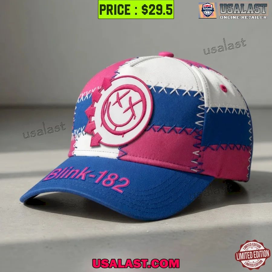 Blink-182 Patchwork Style Adjustable Hat