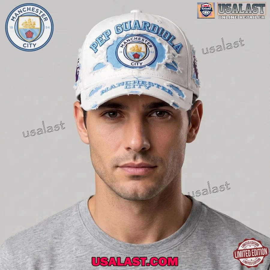 Pep Guardiola Manchester City Premium Cap