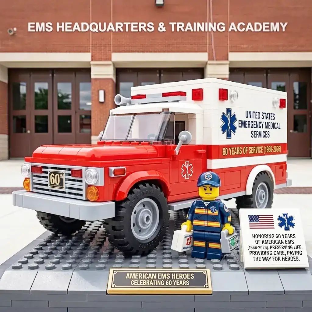 EMS 60th Anniversary Collector Building Brick Edition