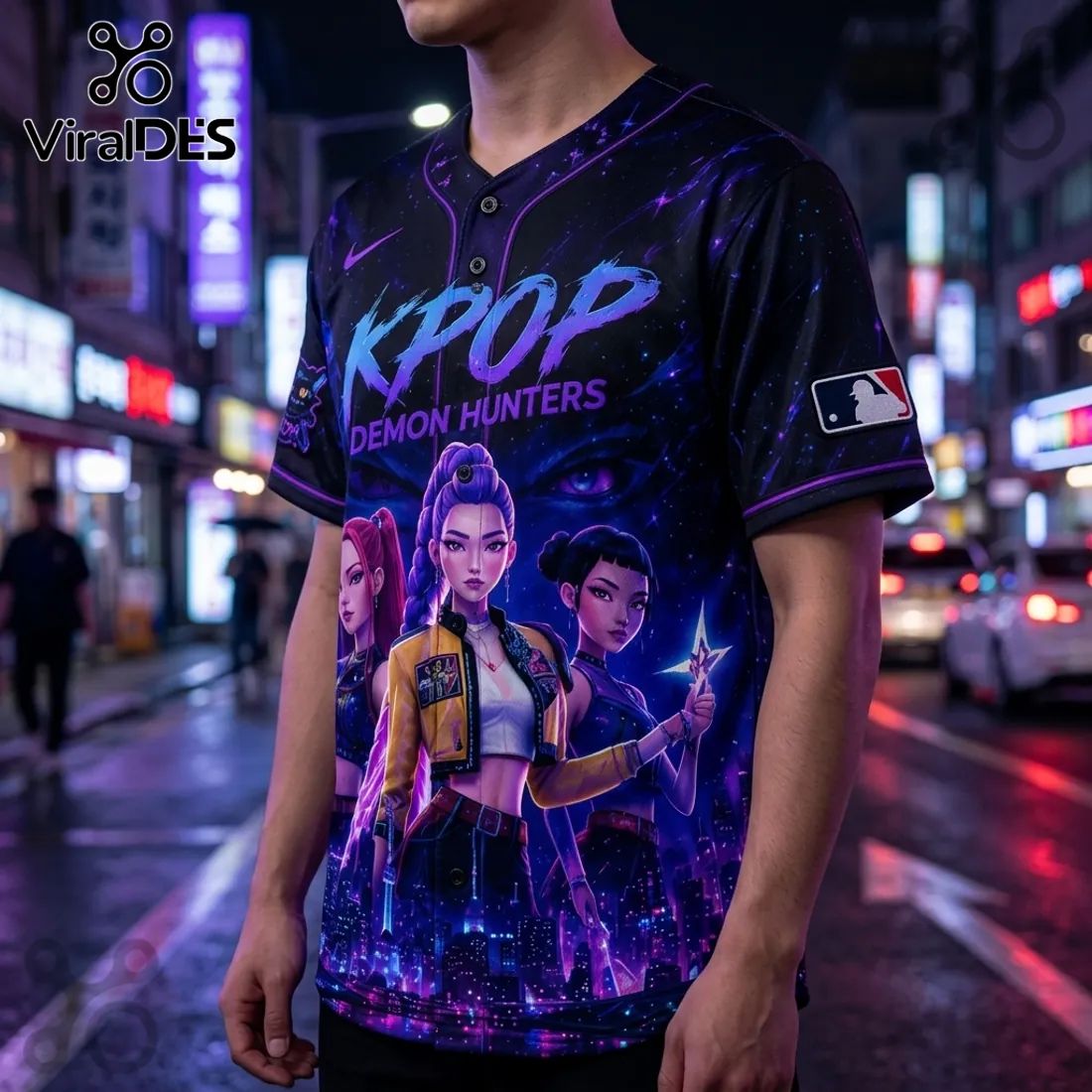 MLB x KPop Demon Hunters 2026 Edition Baseball Jersey