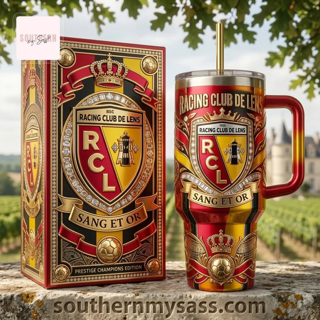 Racing Club de Lens Prestige Champions Edition 40oz Insulated Tumbler With Handle