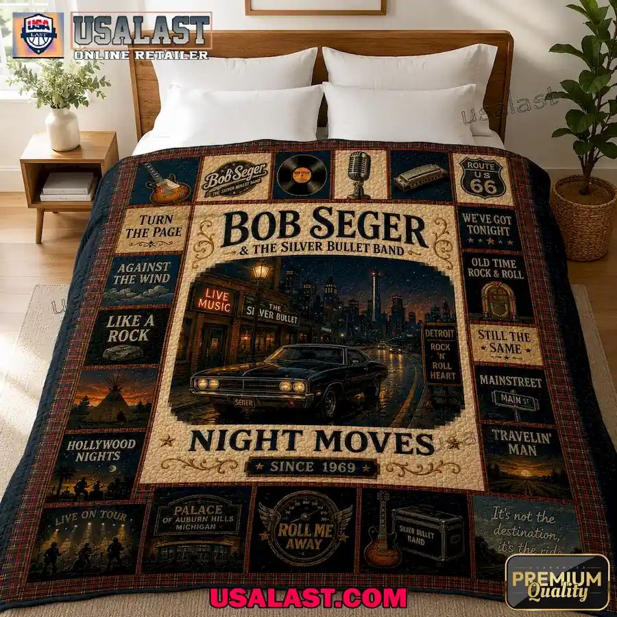 Bob Seger Night Moves Edition Quilt Blanket