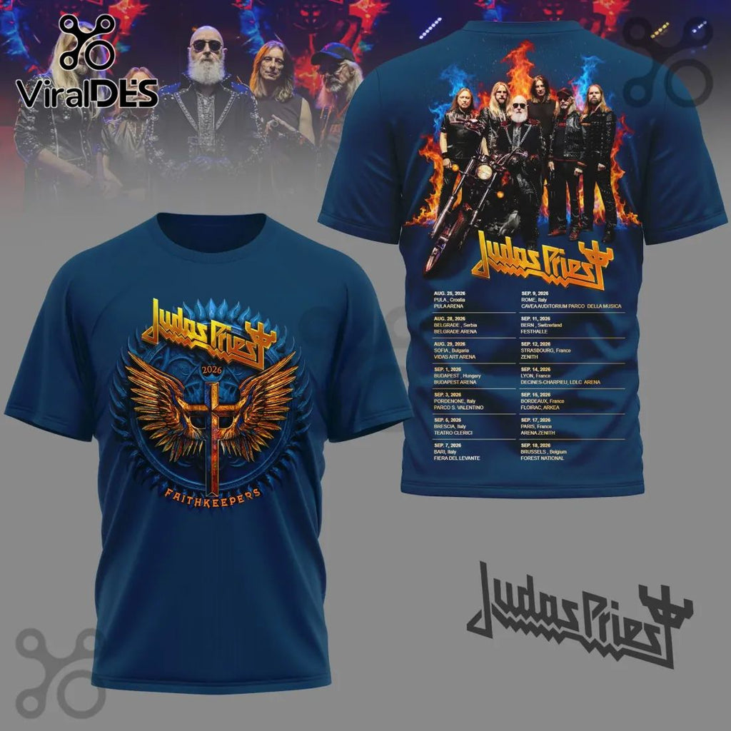 Judas Priest 2026 Tour Faithkeepers Limited Edition T-Shirt