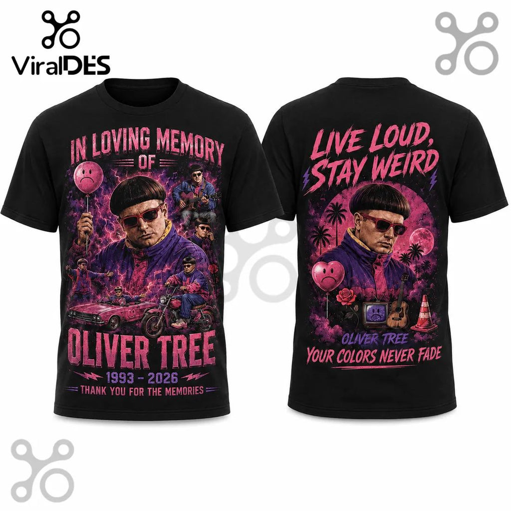 Oliver Tree In Loving Memory 1993-2026 T-Shirt