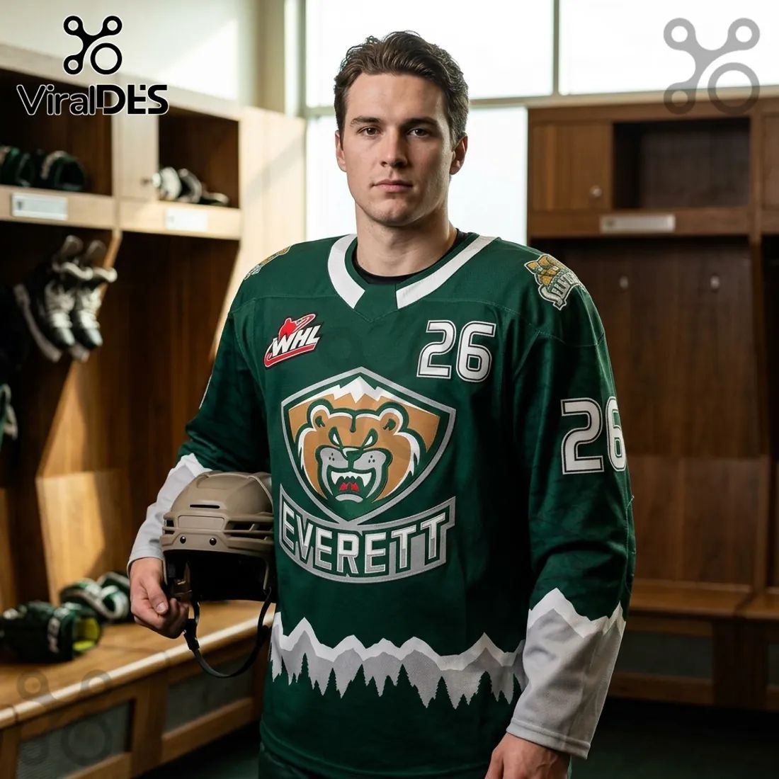 Everett Silvertips WHL Champions Limited Edition Hockey Jersey