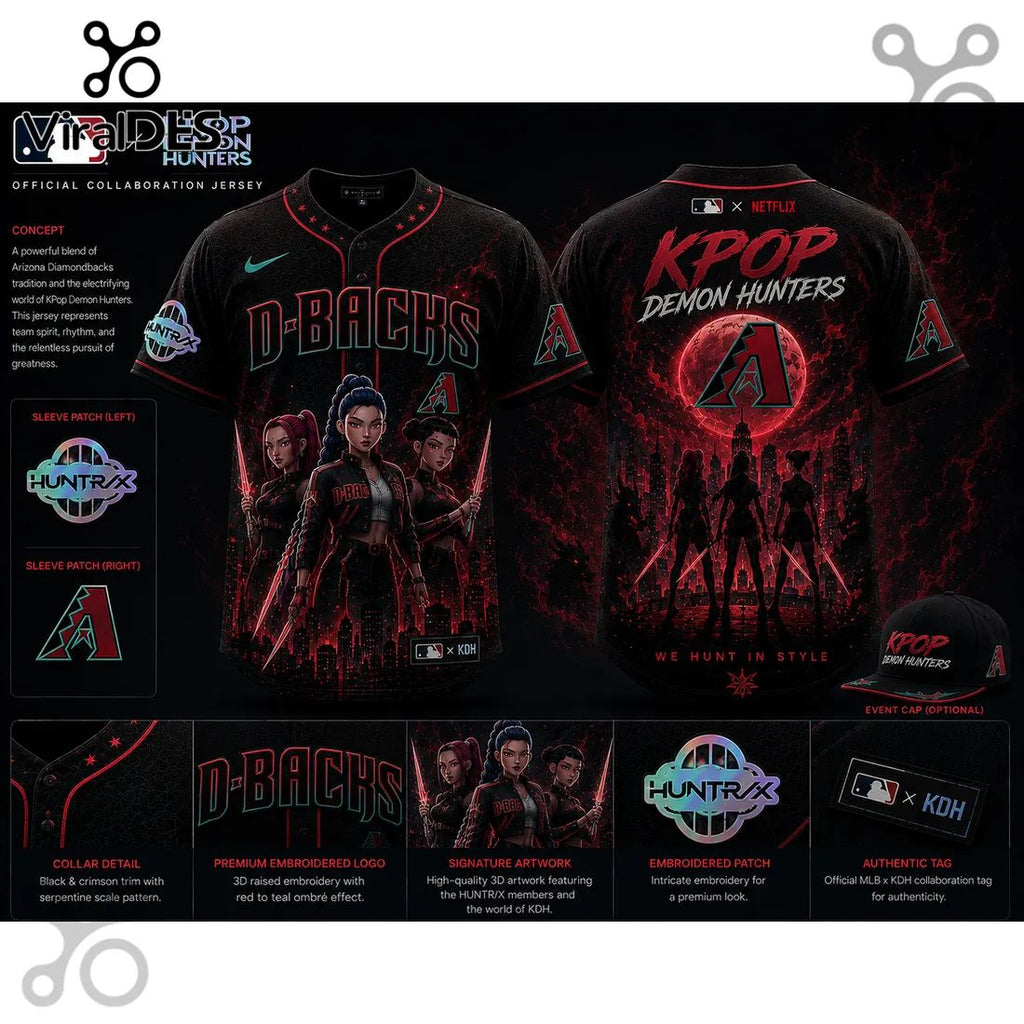 MLB x KPop Demon Hunters Arizona Diamondbacks 2026 Jersey