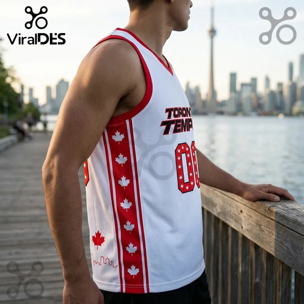 Toronto Tempo Canada Day White Basketball Jersey