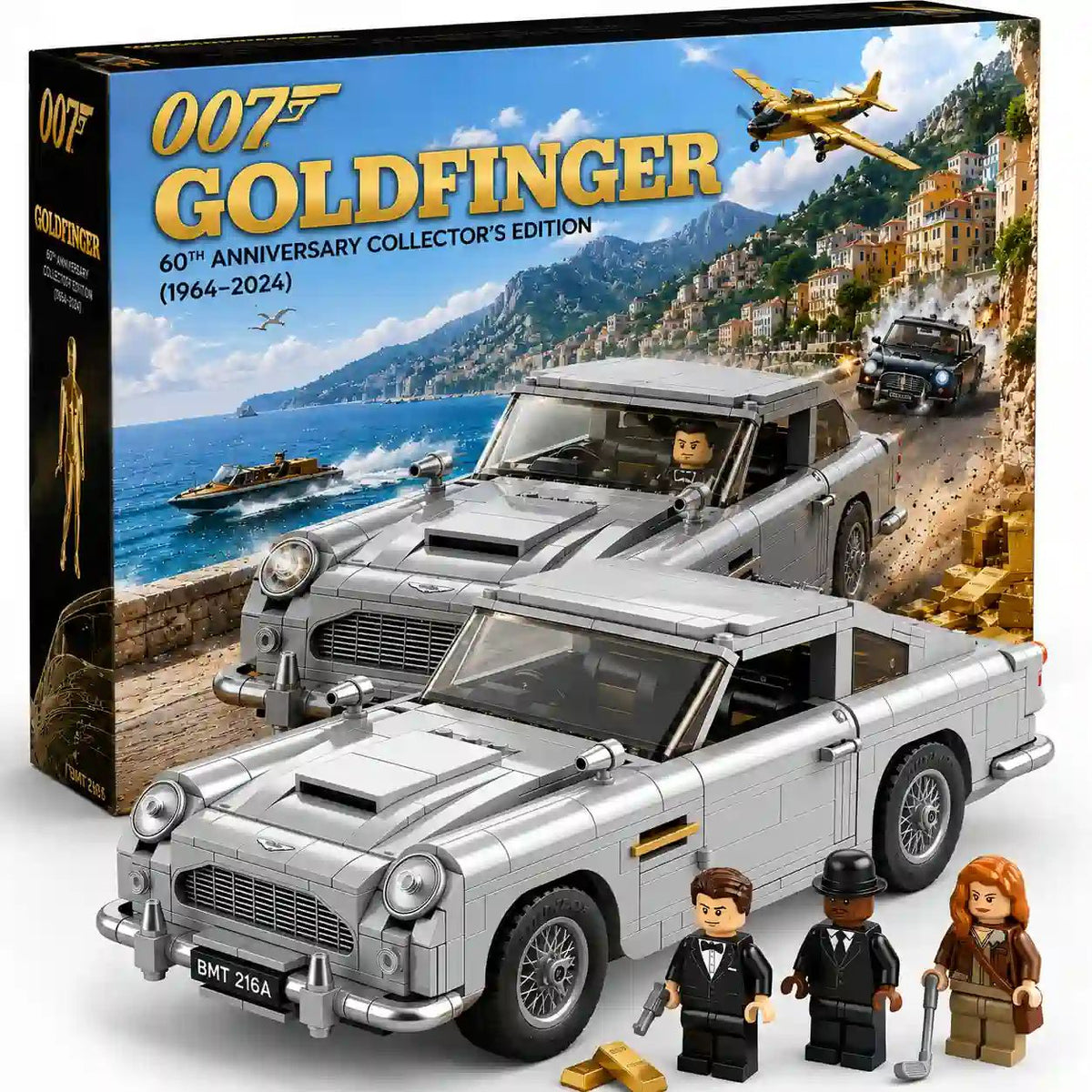 007 Goldfinger 60th Anniversary Aston Martin DB5 Building Set