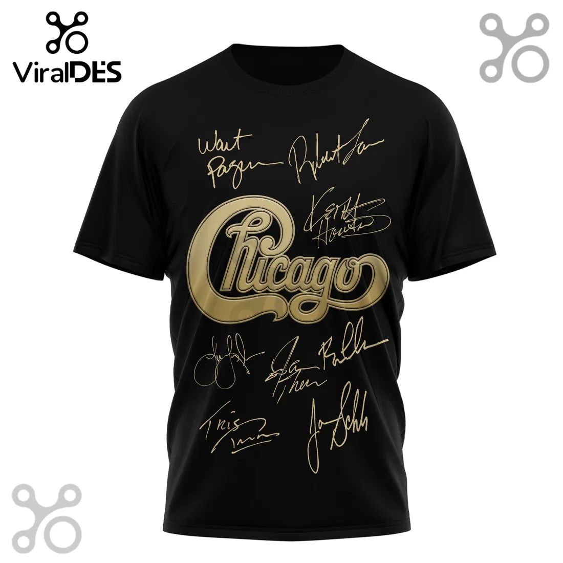 Walter Parazaider Chicago Band Tribute Signature Series Shirt
