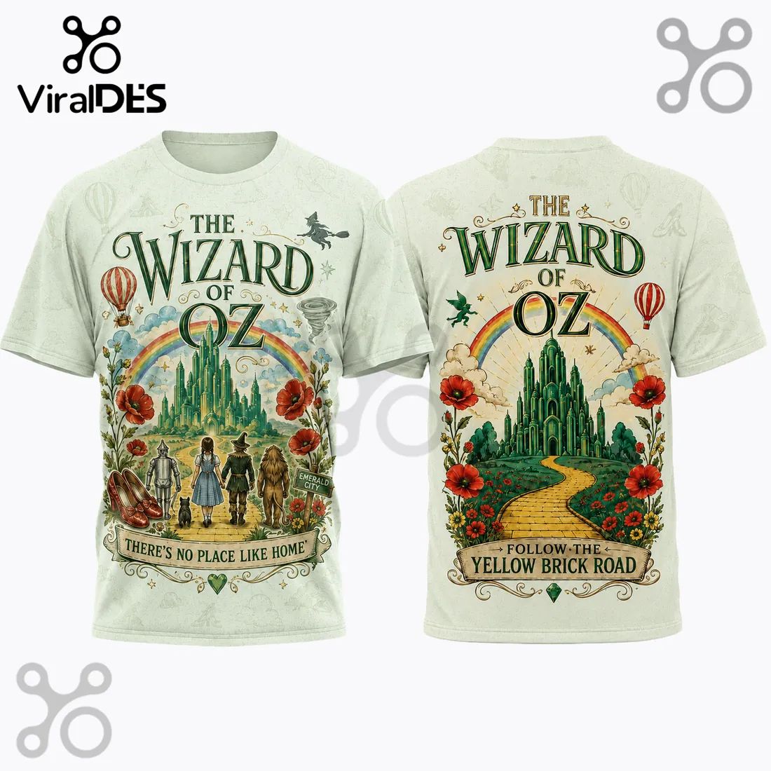 The Wizard of Oz Yellow Brick Road Vintage Collectible T-Shirt