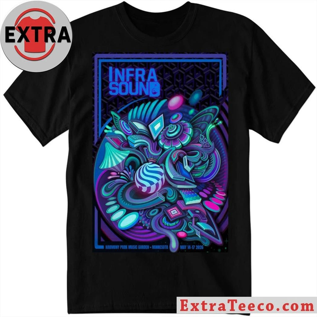 Infrasound May 14-17 2026 Harmony Park Music Garden In Clarks Grove MN Poster Shirt