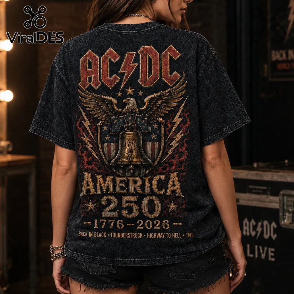 AC/DC America 250 Years of Freedom 1776-2026 T-Shirt