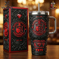 Kappa Alpha Psi 1911 Crest Insulated Travel Handle Tumbler