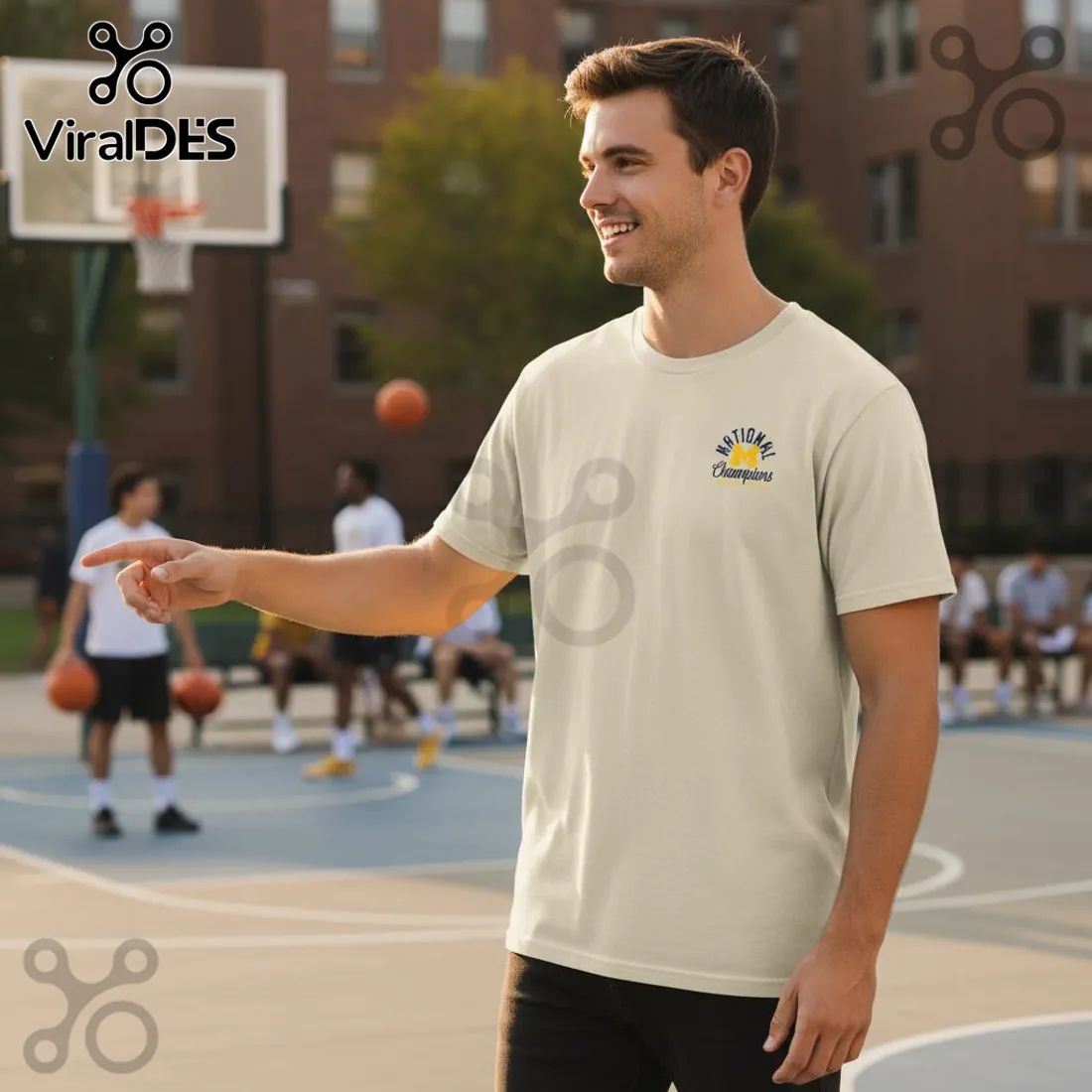 Michigan Wolverines 2017 NCAA Men’s Basketball National Champions T-Shirt