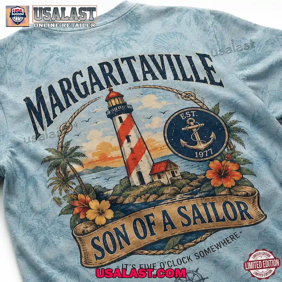 Jimmy Buffett Margaritaville Son Of A Sailor 3D Shirt