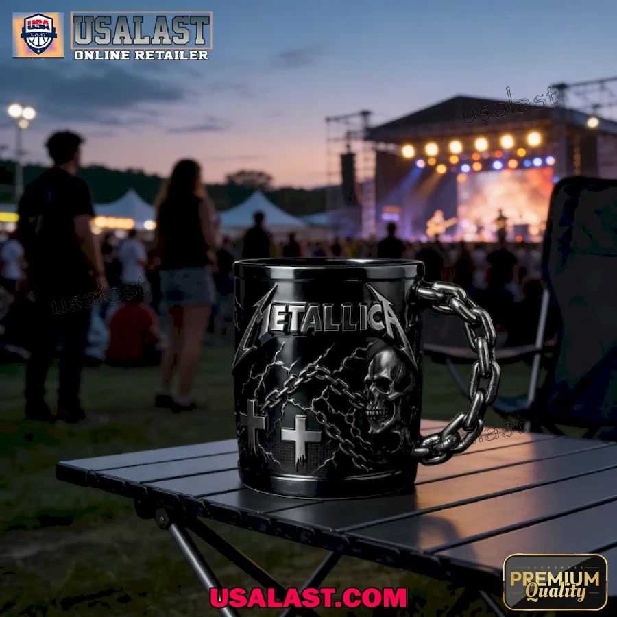 Metallica Rock Band Skull Coffee Mug
