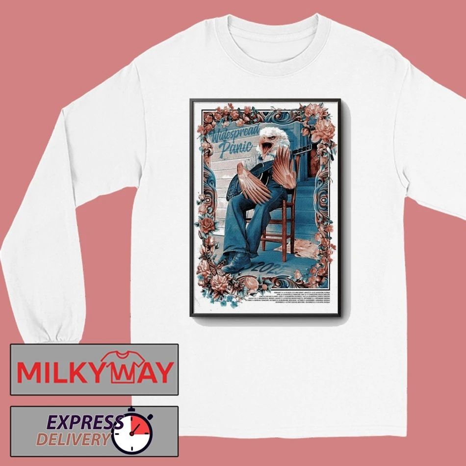 Widespread Panic 2025 Tour Poster shirt