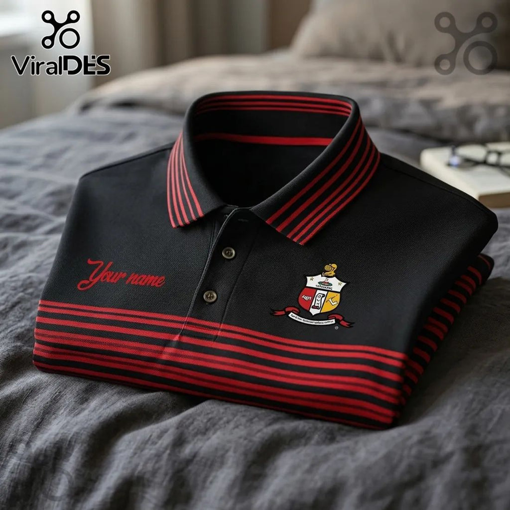 Kappa Alpha Psi Fraternity Crest Polo Shirt 2026