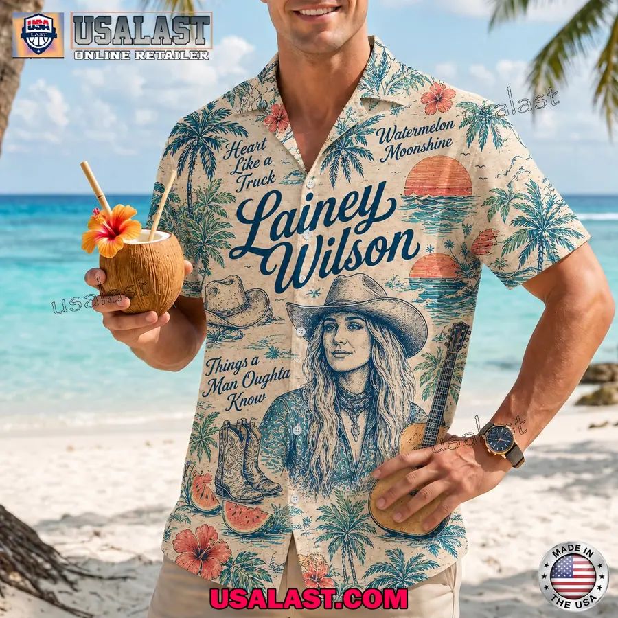 Lainey Wilson Tropical Summer Hawaiian Shirt
