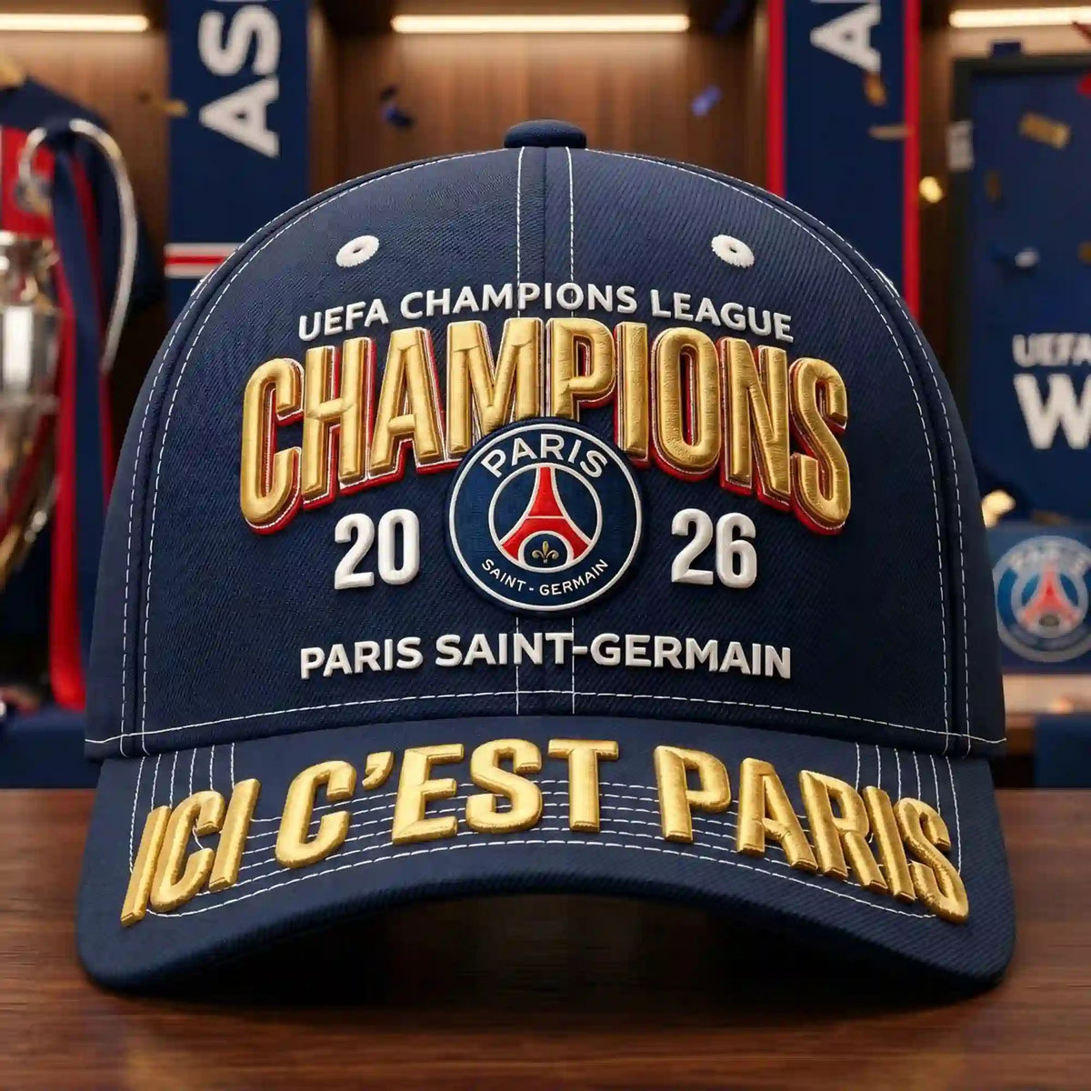 Paris Saint-Germain UEFA Champions League 2026 Limited Cap