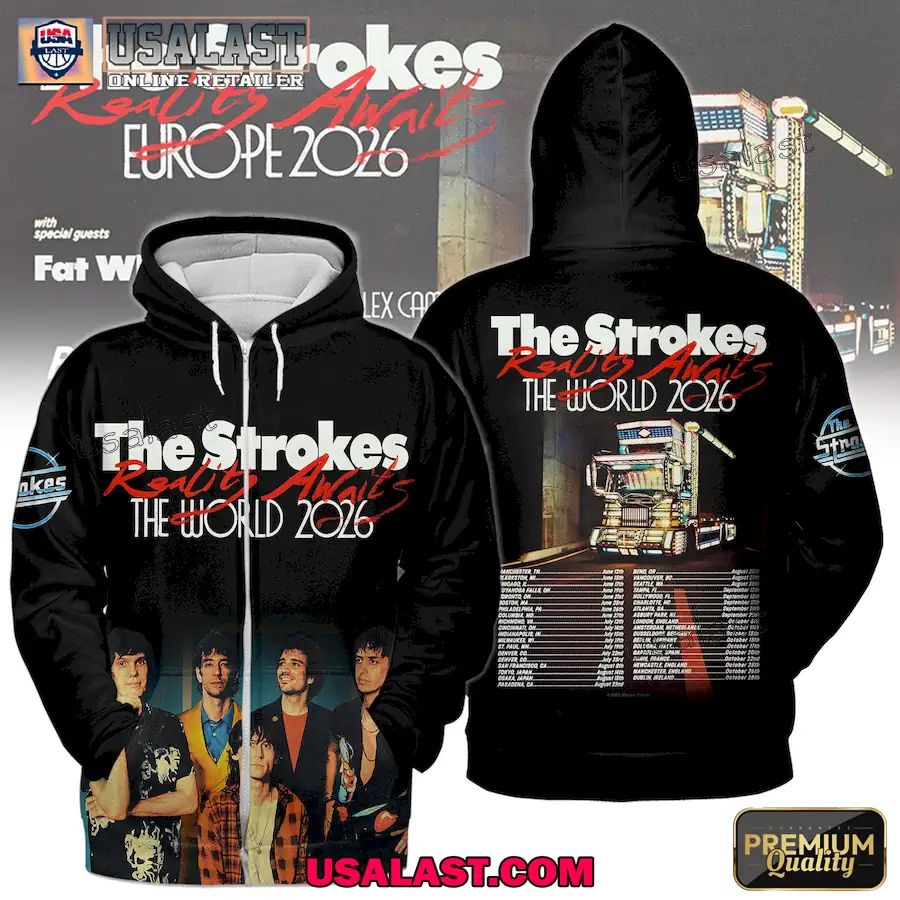 The Strokes Reality Awaits Tour 2026 Apparel Clothing