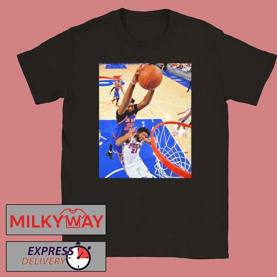 Mitchell Robinson Caught Joel Embiid Under The Rim shirt