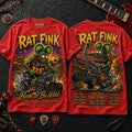 Rat Fink Born To Be Wild Red T-Shirt