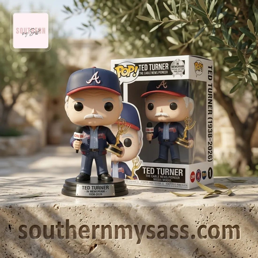 Ted Turner Cable News Pioneer In Memoriam 1938-2026 Special Edition Funko Pop Figure Doll