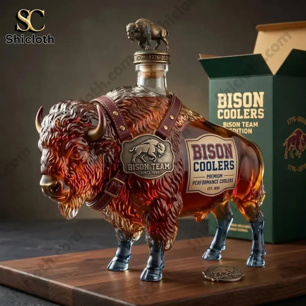 Bison Coolers Premium Performance Coolers Est. 1999 Bourbon Bottle