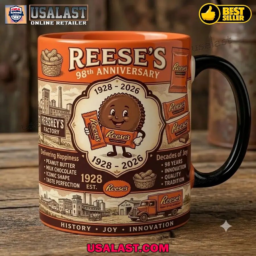 Reese’s 98th Anniversary 1928-2026 Commemorative Mug