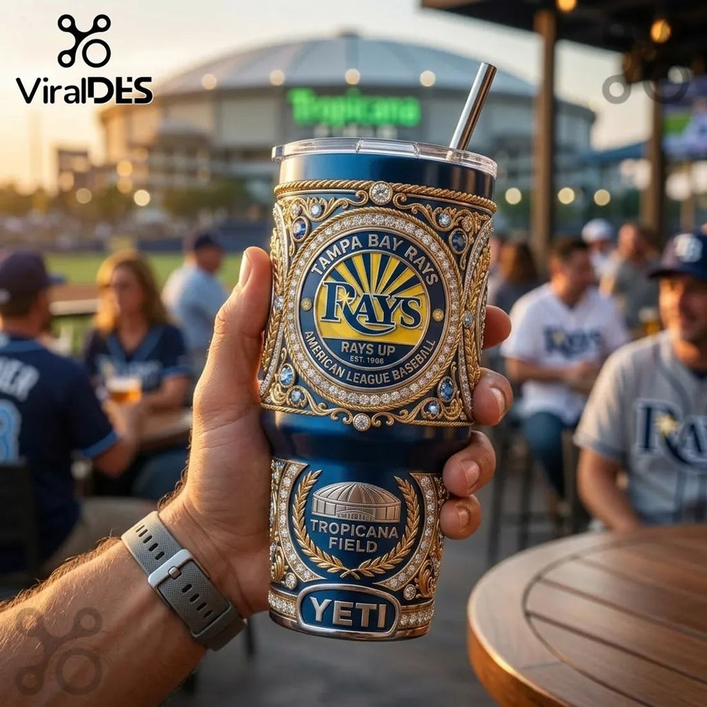 Tampa Bay Rays YETI Championship 40oz Stanley Tumbler