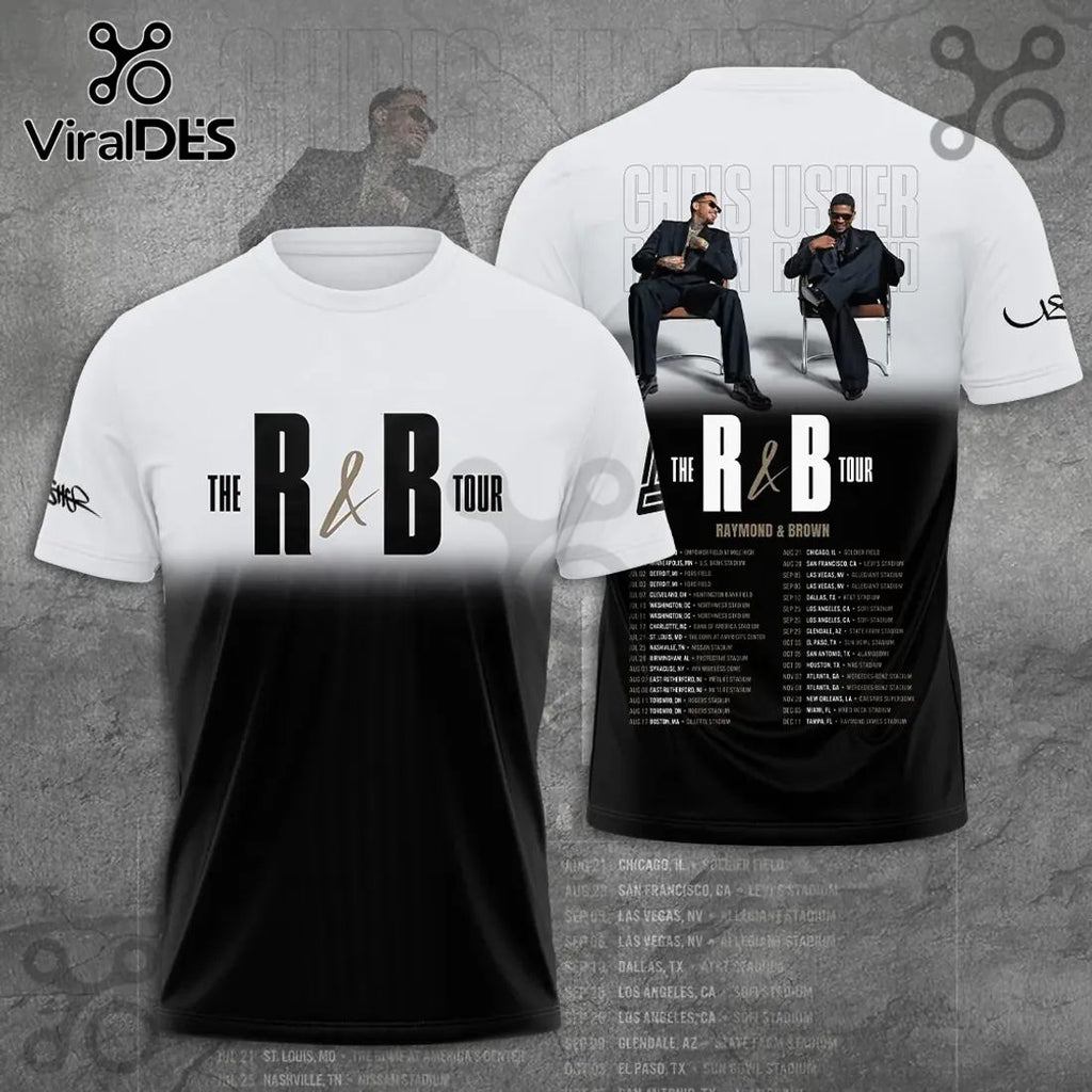 Usher Chris Brown R&B Tour 2026 Hoodie