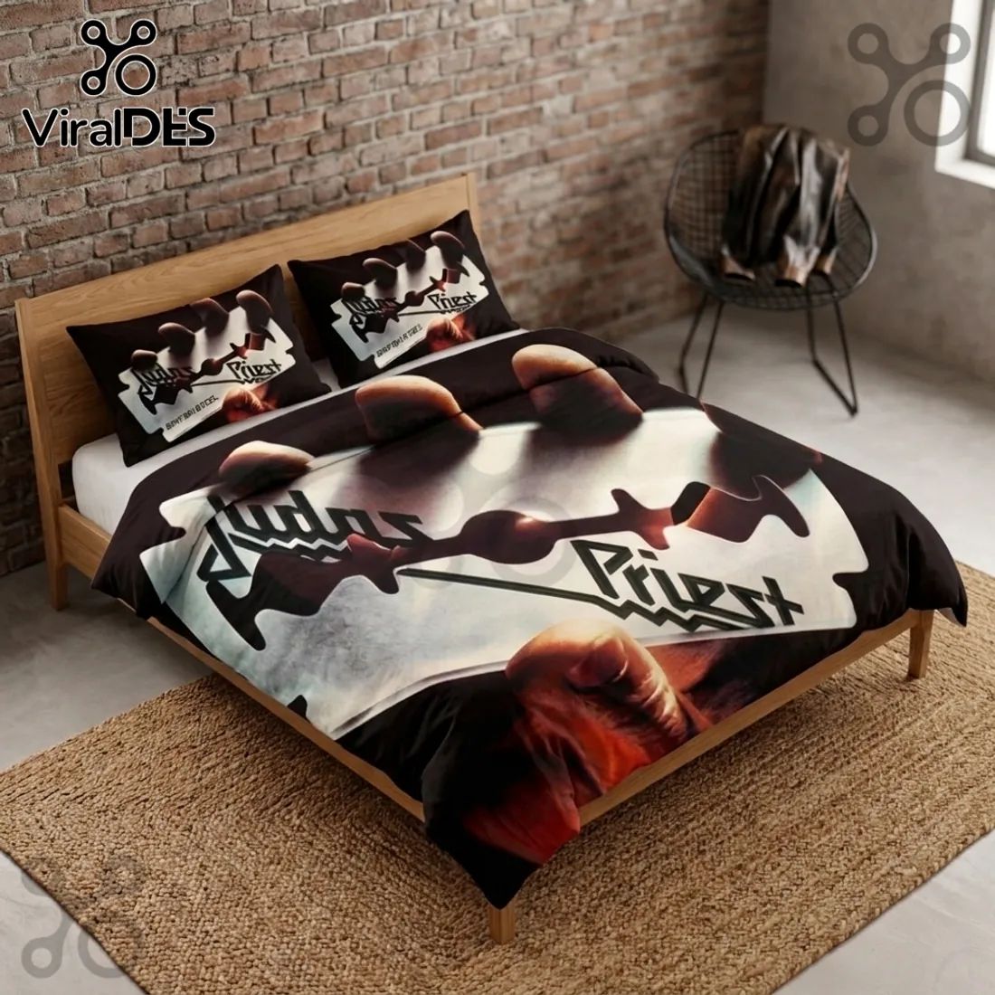 Judas Priest British Steel Duvet Cover Set